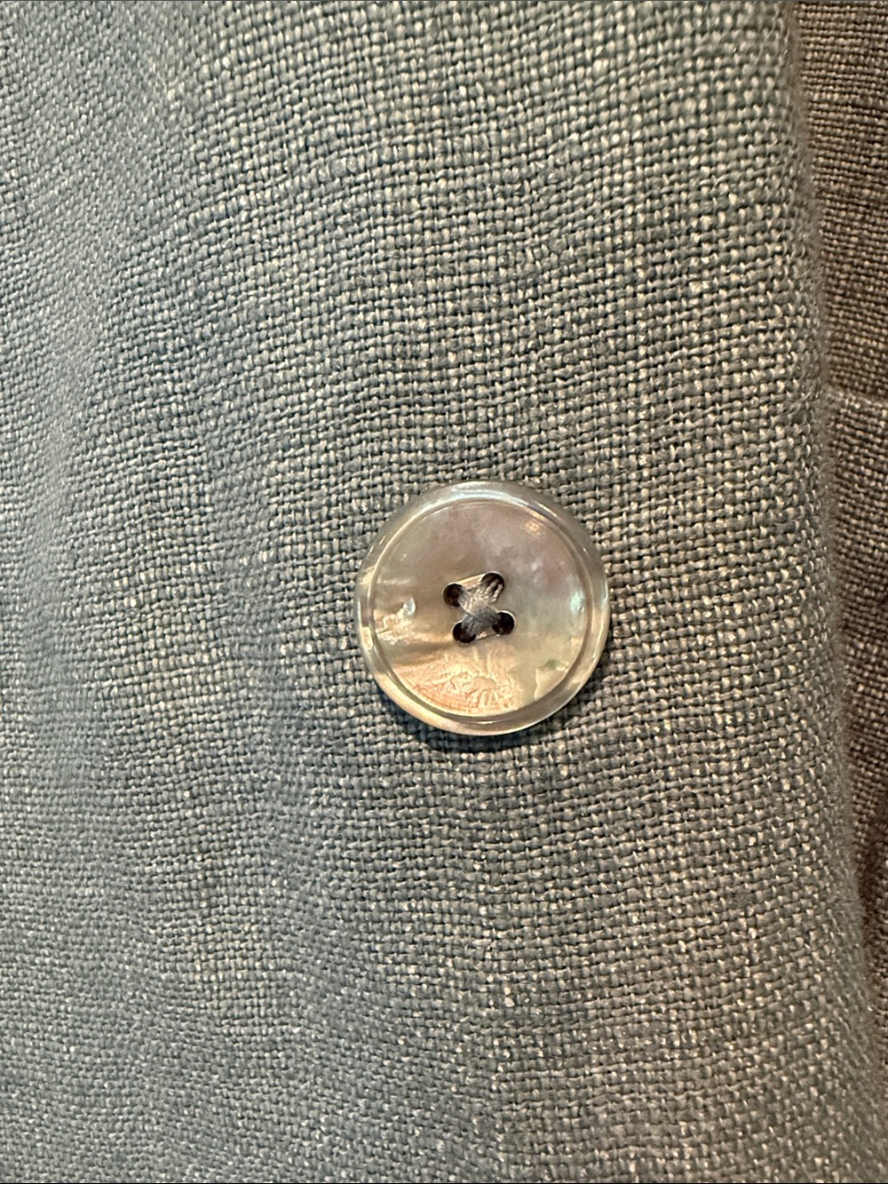 Ralph Lauren Purple Label Double-Breasted Linen Blazer - Picture 5 of 6